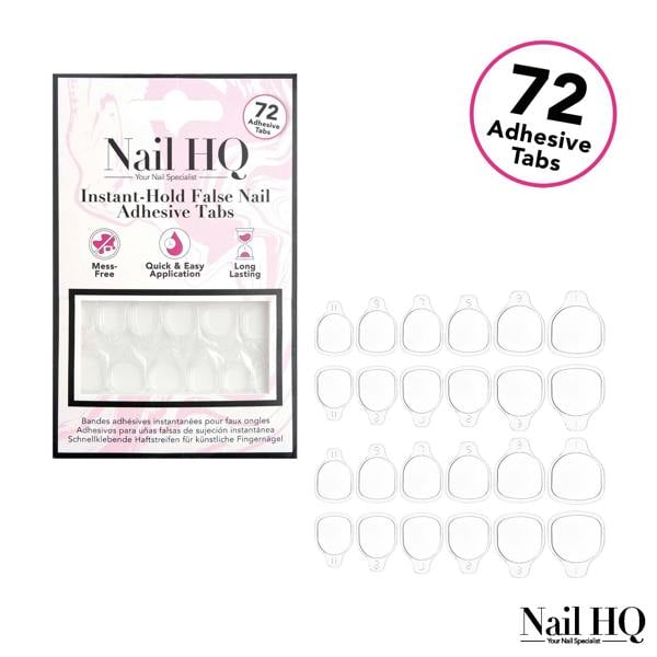 Nail HQ Instant-Hold False Nail Adhesive Tabs (72 pieces)