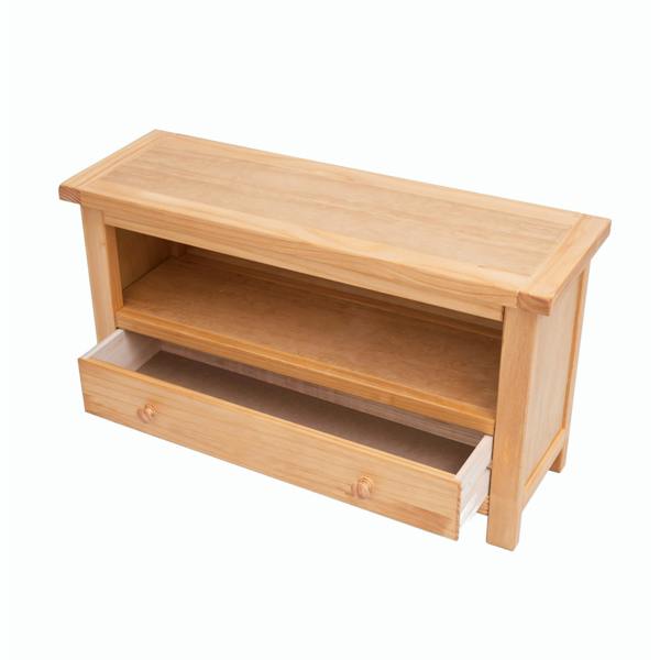 Cabinet Bits Lugo Waxed 1 Drawer TV Cabinet Wood Knob
