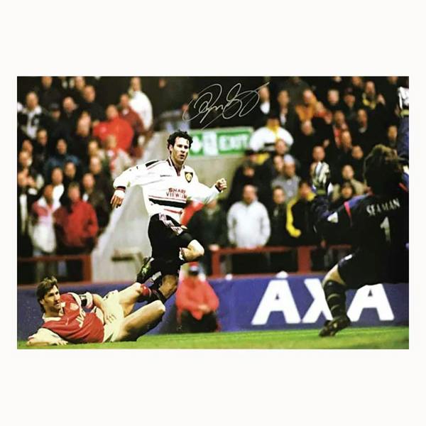 Ryan Giggs signed 1999 FA Cup Semi Final 30x20 photo — Unframed