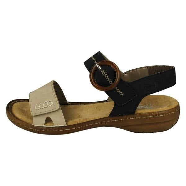 Rieker Ladies Rieker Buckle Detailed Sandals 608Z3