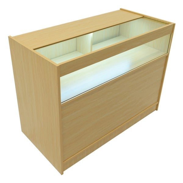 Monstershop Demeter LED Shop Counter Set K1200, B1200 & LM60 - Maple