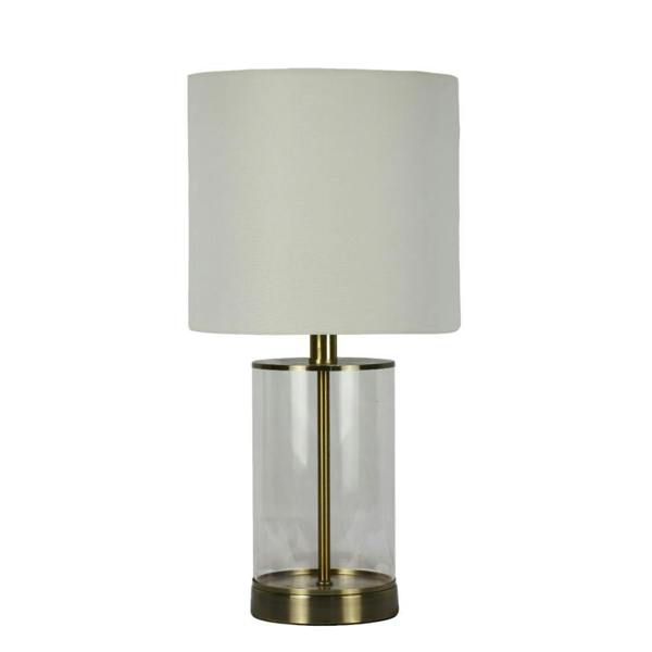 Pagazzi Lighting Adelia Antique Brass Small Table Lamp