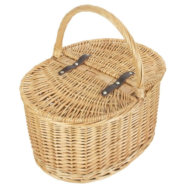Wicker Picnic Baket with Lining