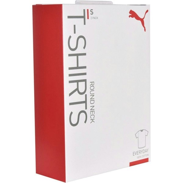 Puma 2-Pack Crew-Neck T-Shirts, White
