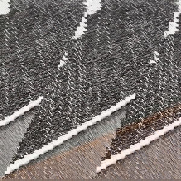 Livabliss Eagean-Modern Black Grey White Charcoal In- & Outdoor Rug