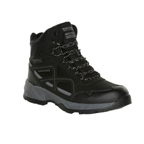 Regatta Mens Vendeavour Walking Boots - Black/Granite