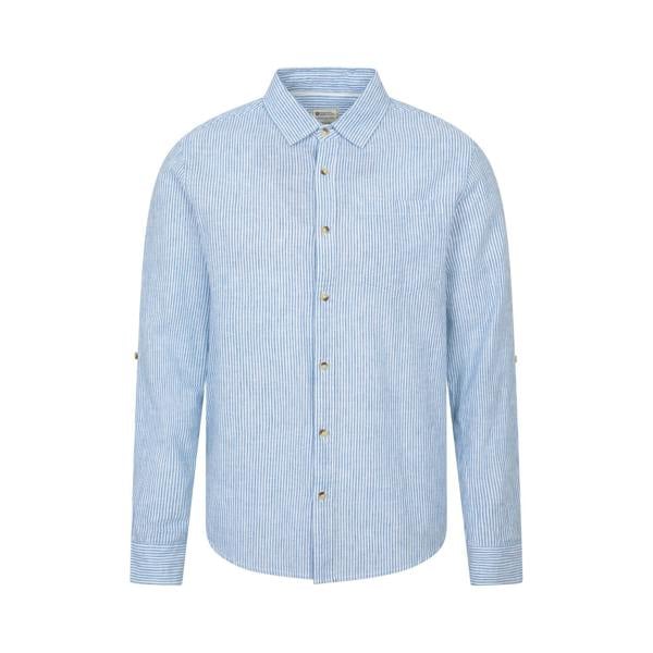 Mountain Warehouse Mens Lowe Stripe Shirt - Blue