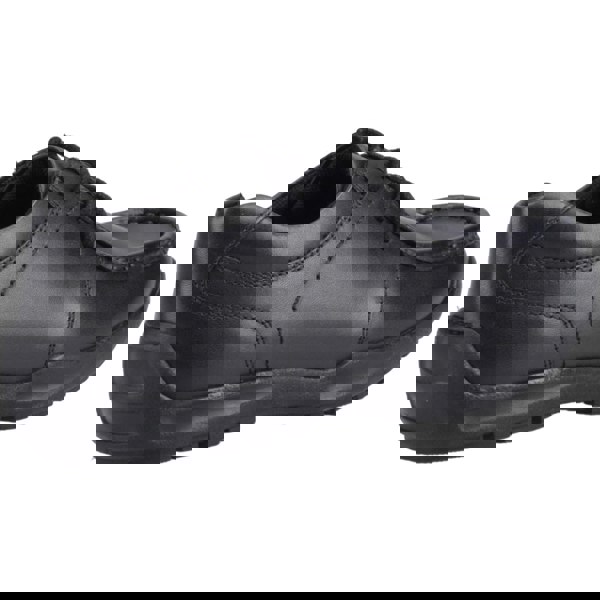 Hush Puppies Mackenzie Wallabee Leather Boys's Black Lace-Up Shoes
