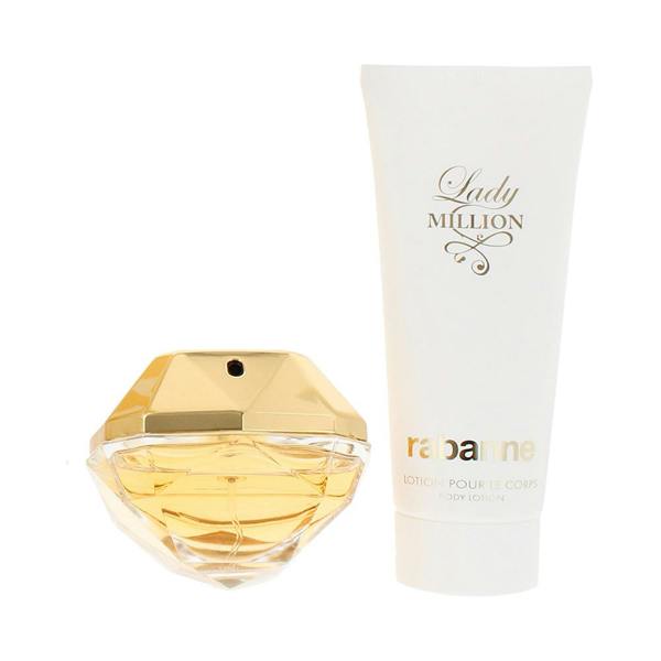 Rabanne Lady Million 2 Piece Gift Set: Eau de Parfum 50ml - Body Lotion 100ml