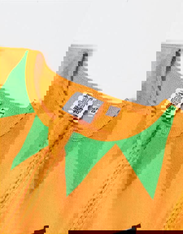 Show Me The Merch Unisex Kids Orange Pumpkin Onesie