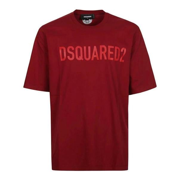 DSquared2 Mens Logo T-Shirt - Red - 