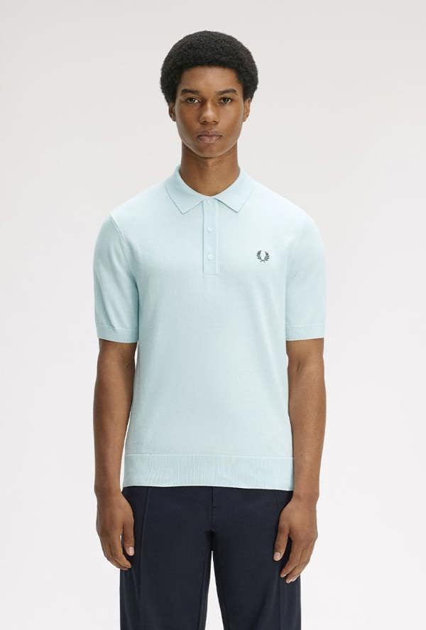 Fred Perry Long Staple Cotton Knitted Shirt
