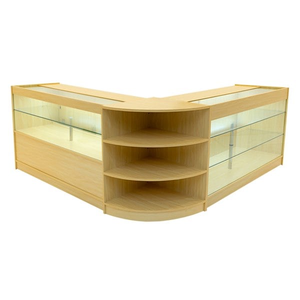 Monstershop Calliope LED Shop Counter Set K1500, C1500 & LM60 - Maple
