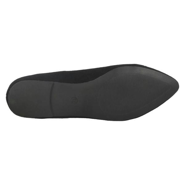 Spot On Ladies Spot On Flat Pointed Toe Ballerinas