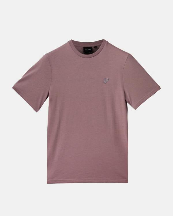 Lyle & Scott Tonal Eagle Mens T - Shirt - X314 Mountain Thistle | CHO | Designer Mens