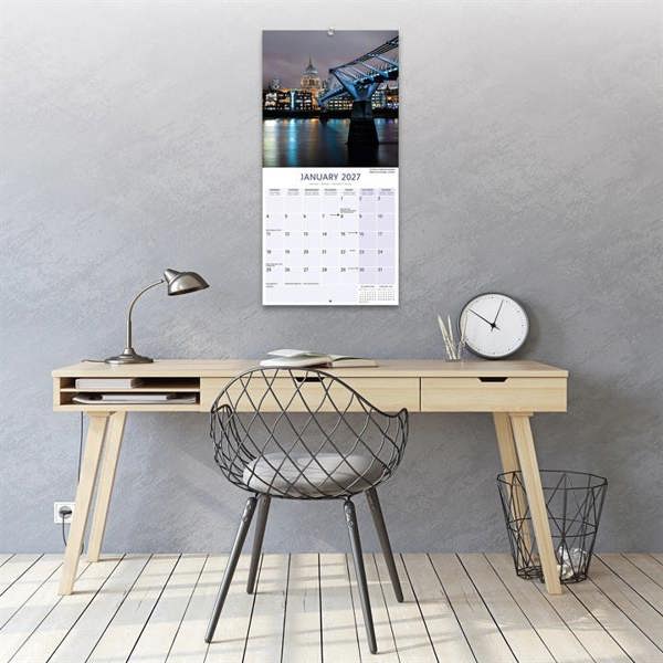 London Calendar 2027, Wall Calendars, Month To View, Travel, Gift