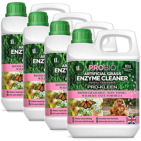 ProKleen Pro-Kleen ProBio Artificial Grass Cleaner Probiotic Based Deodoriser Odour Eliminator Floral 4L