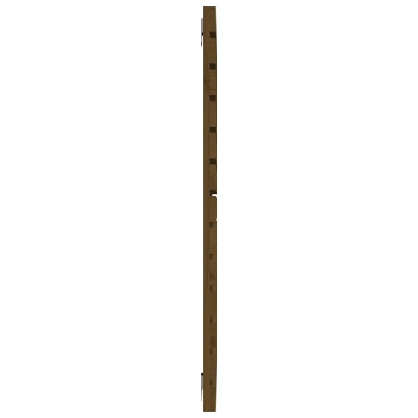 Berkfield Wall Headboard Honey Brown 96x3x91.5 cm Solid Wood Pine