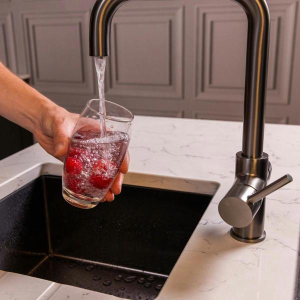 Flode Kyld 4 in 1 Instant Boiling & Cold Water Tap with Filtered Chilled Water | Gun Metal Finish