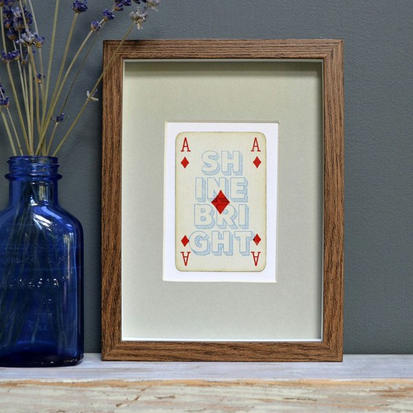 Hands & Hearts Shine bright playing card print