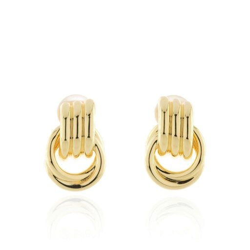 Cachet London Grace Gold Clip-On Earrings
