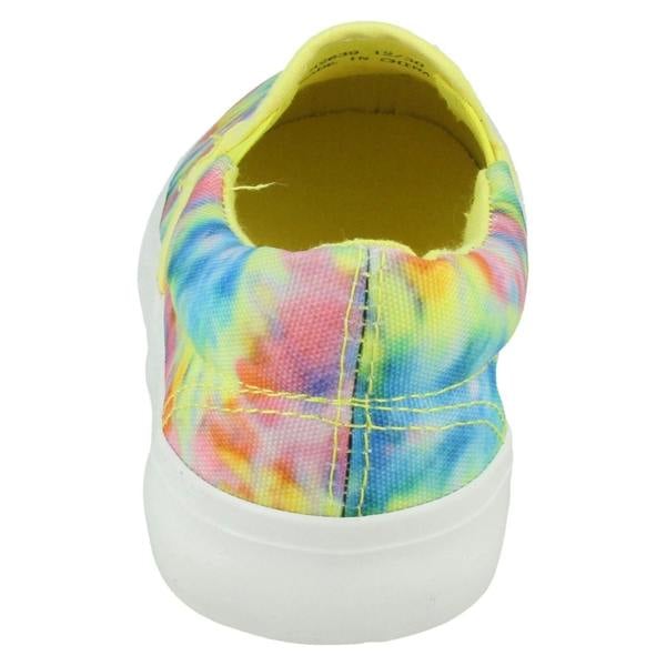 Spot On Girls Spot On Tie Dye Casual Pumps H2639