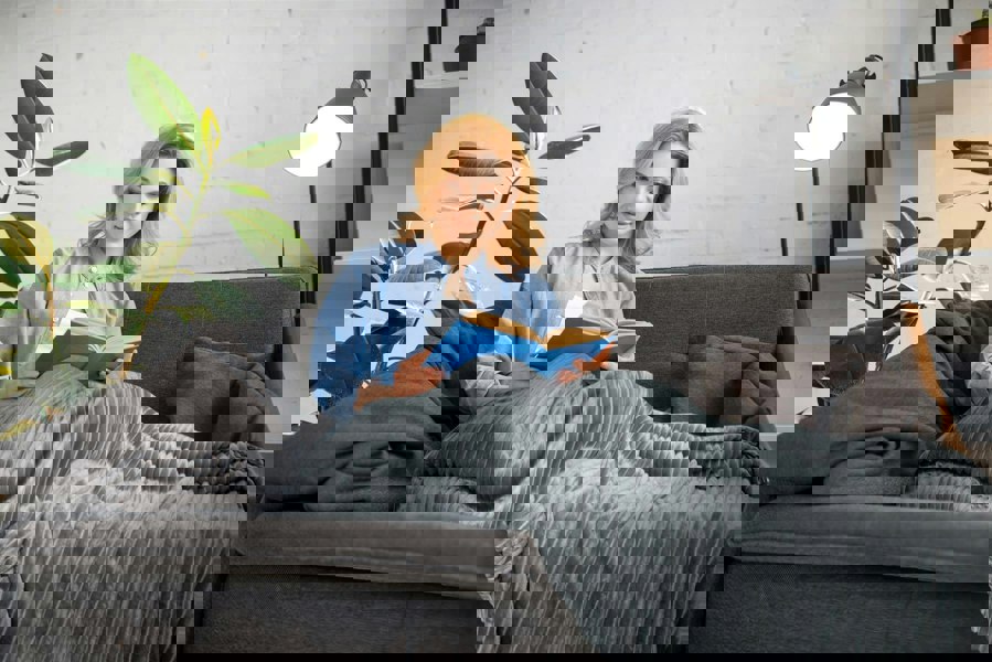 Emma Barclay Dakota Charcoal Blanket/Throw