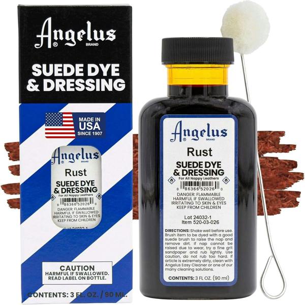 Angelus Suede Dye and Dressing - Restore and Protect Delicate Suede 3oz