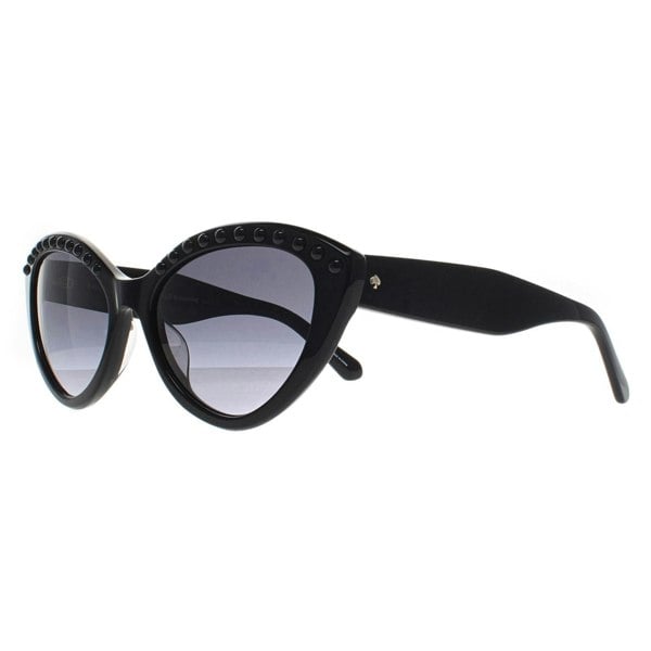 Kate Spade Sunglasses Juni/G/S Pearl 807 9O Black Dark Gray Gradient