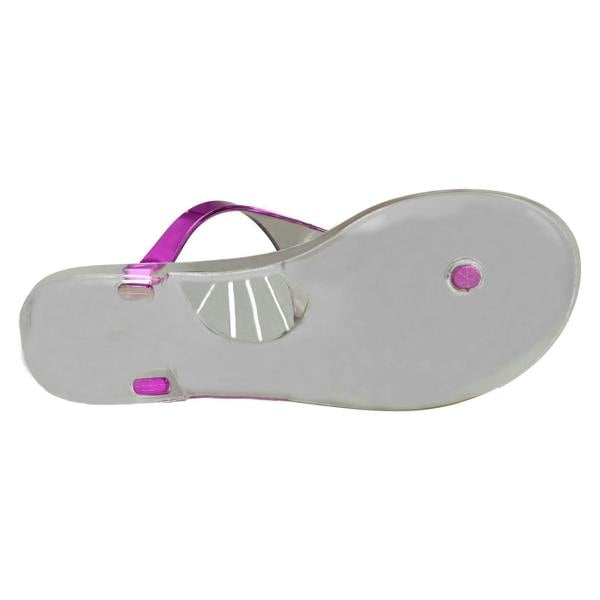 Spot On Ladies Spot On Jelly Toepost Sandals