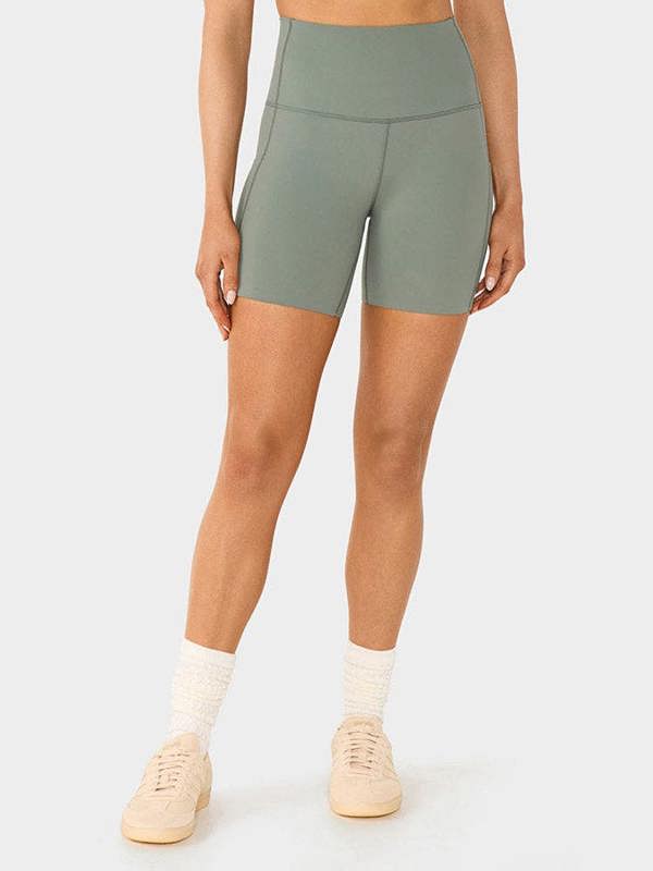 Tavi Stash & Dash Biker Shorts 6" - Leaf