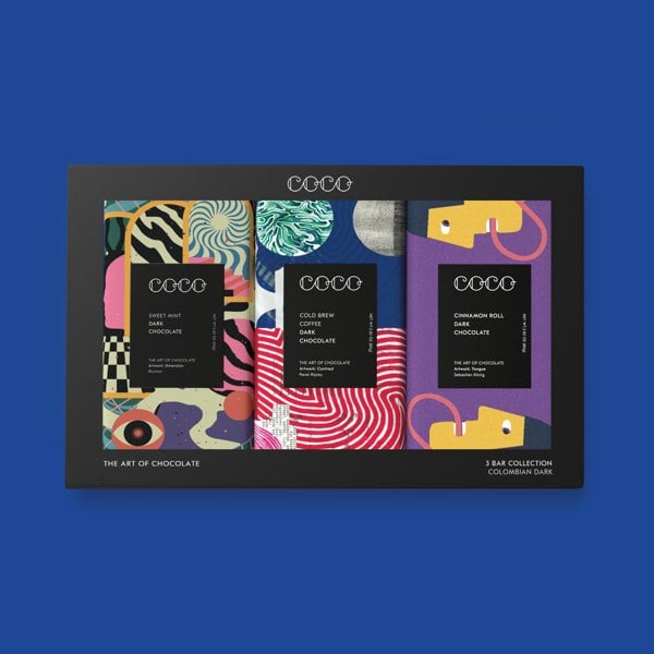 COCO 3 Bar Gift Set | Dark Chocolate