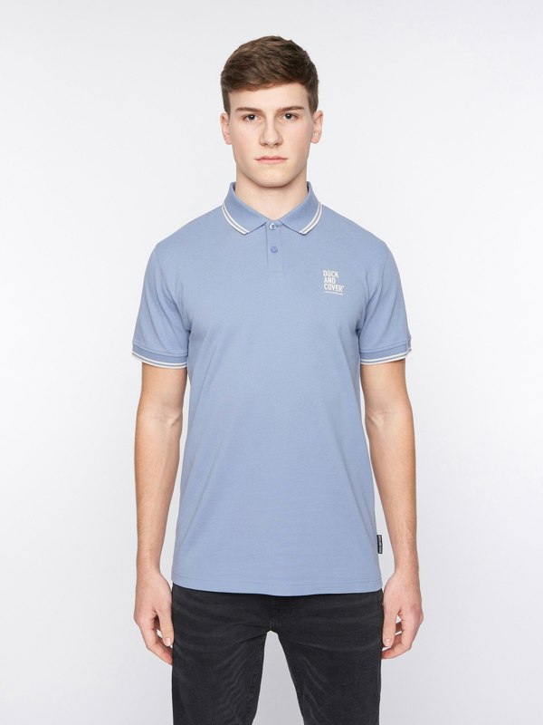 Duck and Cover Sameer Polo - Blue