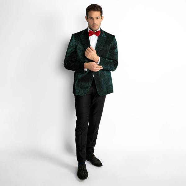 LUXURY FITTED SPARKLING DINNER JACKET – Premium Men's Patterned Shirt by Claudio Lugli | Bold Design, Tailored Fit, Best Printed Shirts