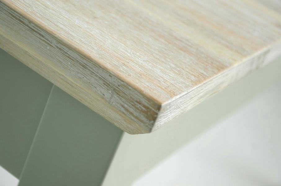 Statement Furniture Florence Rectangle Extending Kitchen Dining Table with Center Extension Leaves