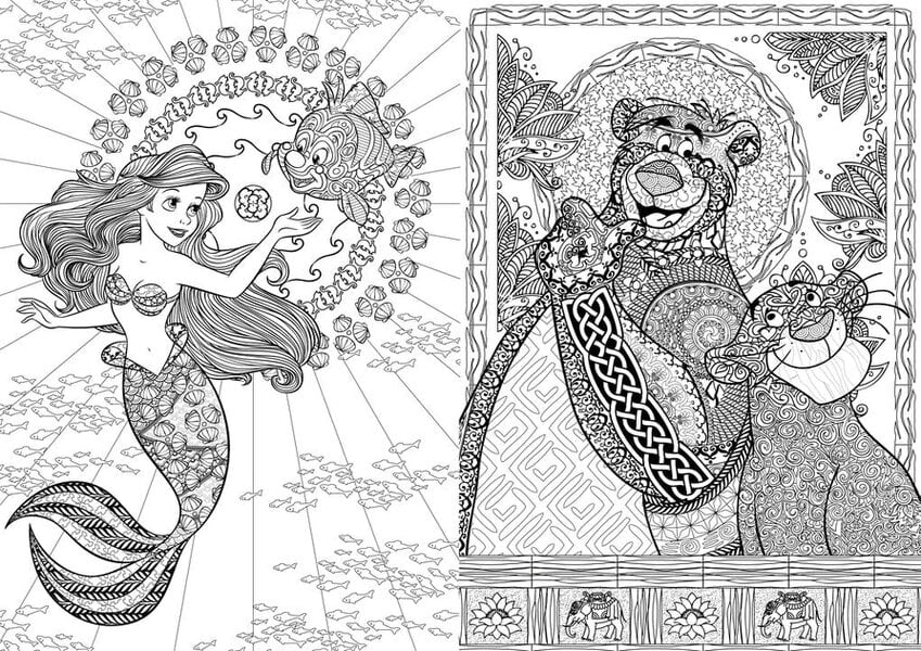 Disney: Animals Colouring | Over 90 Pictures Featuring Iconic Disney Characters