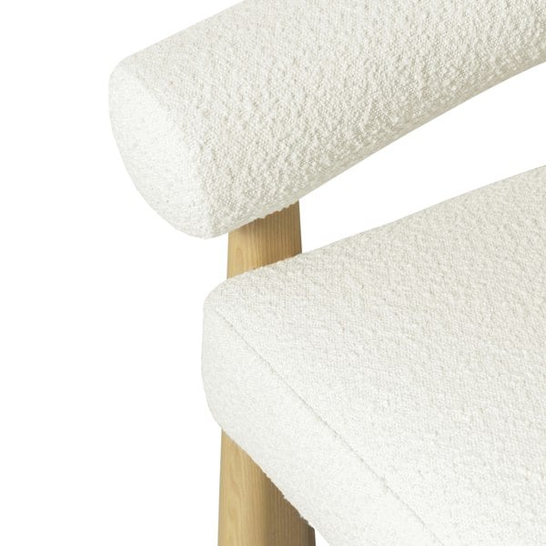 Furniture Edit Spara Cream Boucle Accent Chair