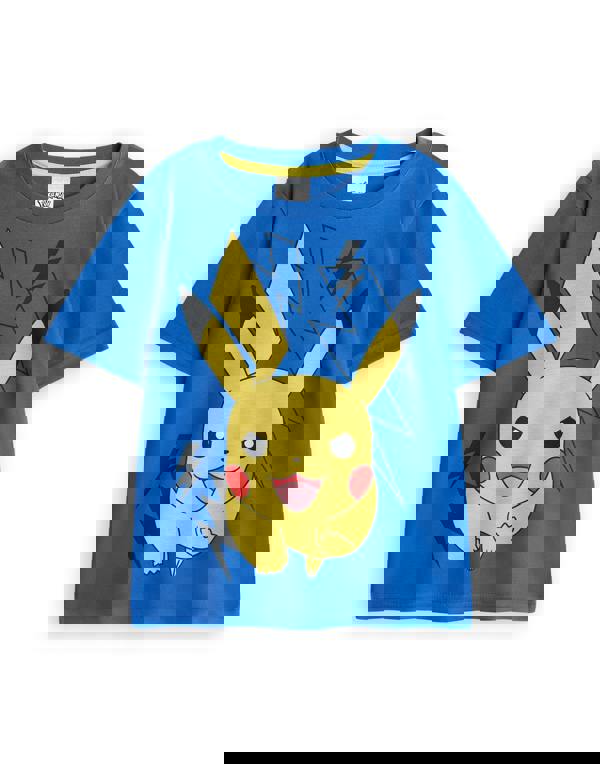 Pokemon Boys Blue Pikachu Short Sleeve Short Leg Pyjama Set