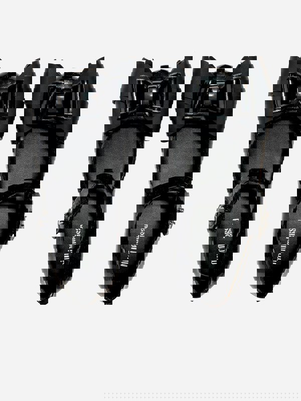 Mini Melissa Girls Mini Ultragirl Fab Bow Ballerinas in Black