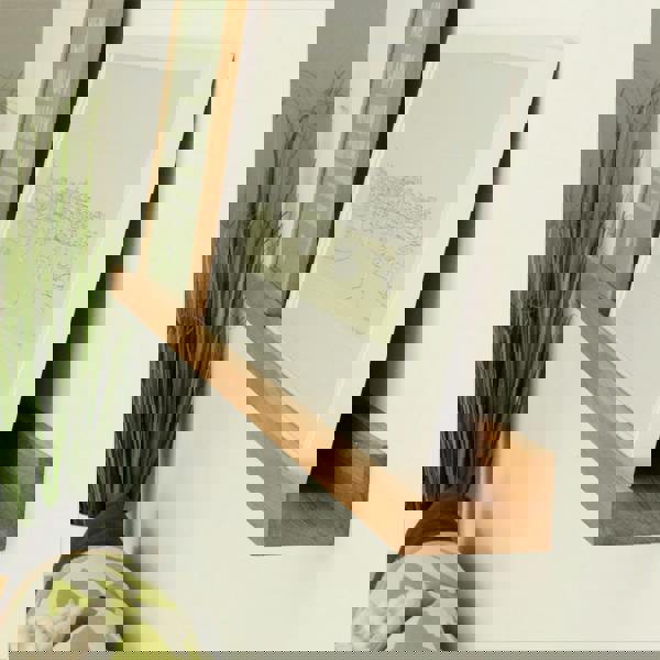 MijMoj Design Made To Measure Solid Oak Floating Picture Ledge Shelf