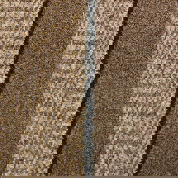 JVL Miracle Machine Washable with Stripes Barrier Mat, 40x60cm, Brown