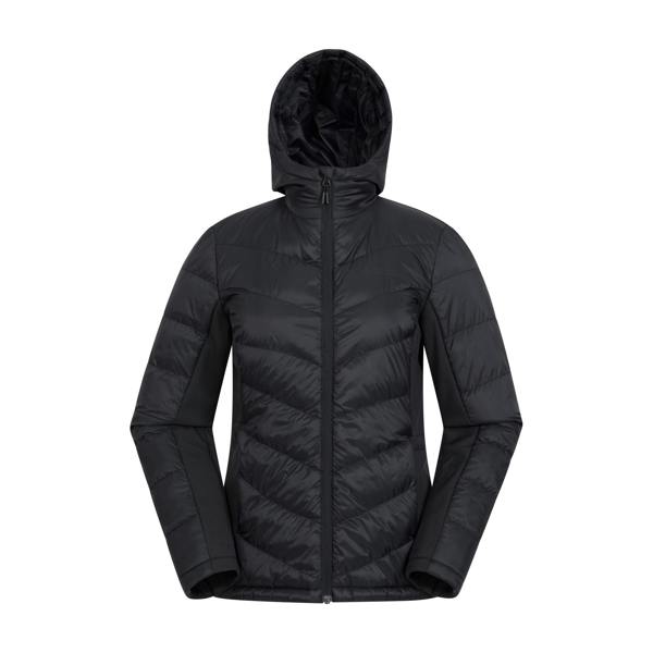 Mountain Warehouse Womens/Ladies Turbine Padded Soft Shell Jacket - Jet Black - 