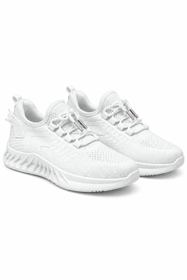 Love Lemonade Zaya Lightweight Mesh Athleisure Trainers White
