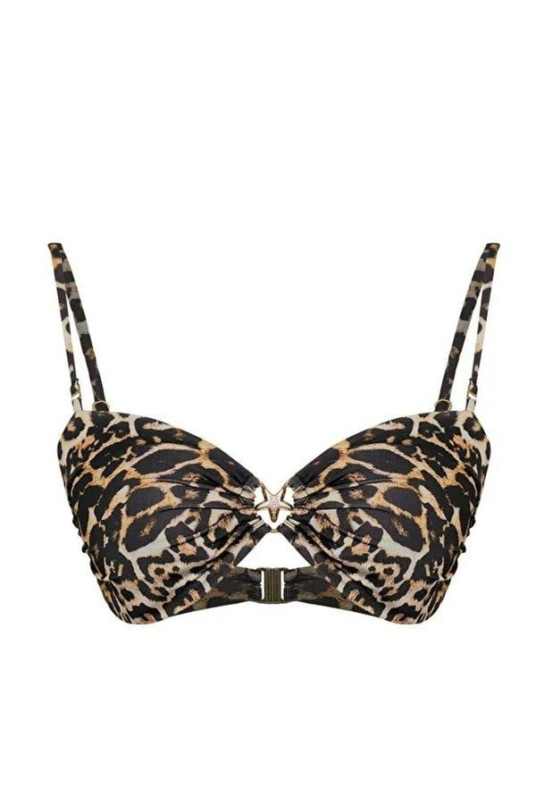 WOVCOR Strapless Covered Bikini Top with Accessories