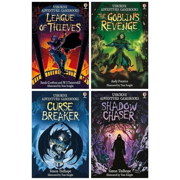 Adventure Gamebooks Series 4 Book Set (Shadow Chaser, Curse Breaker, The Goblin's Revenge & More)