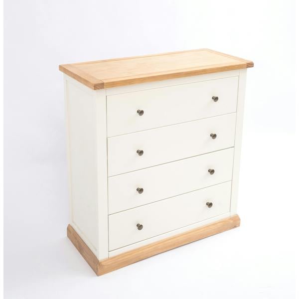 Cabinet Bits Trevi 4 Drawer Chest of Drawers Brass Knob