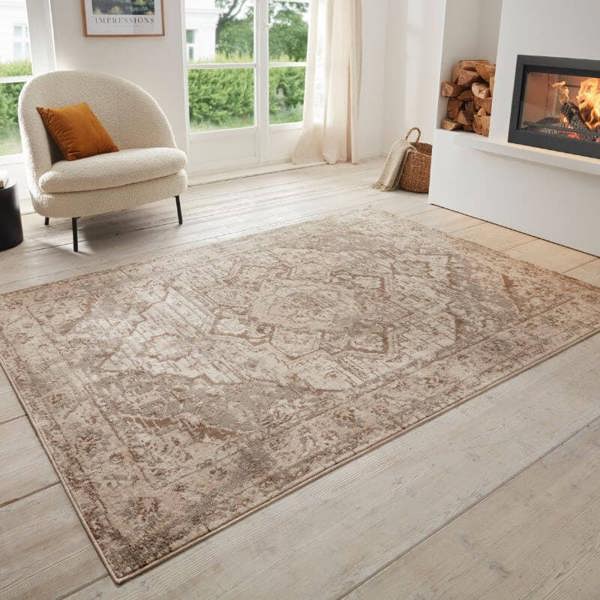 The Rugs Terrain Designer Shortpile Rug – Medallion Design