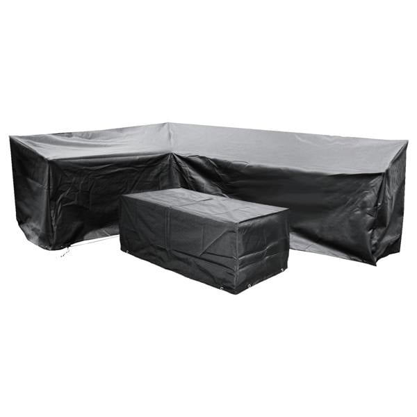acorn ezbreathe left l shape patio set cover in black