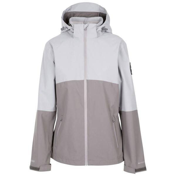 Trespass Womens/Ladies Quincy DLX Waterproof Jacket - Platinum - 
