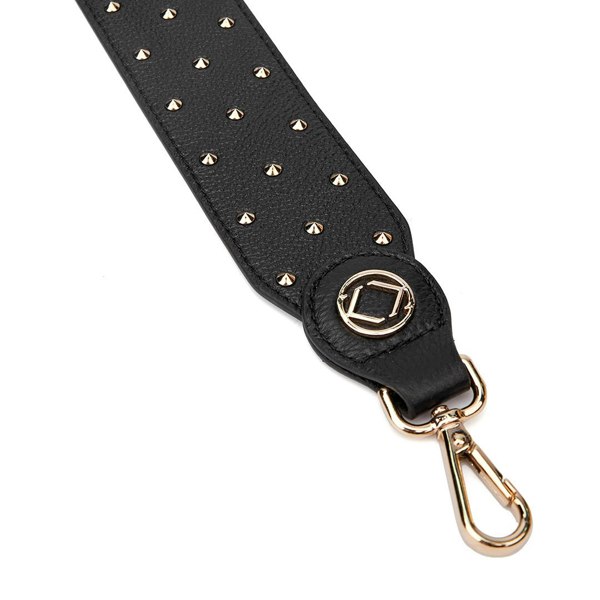 KeriKit England Stevie Gold Studded Leather Strap - Black